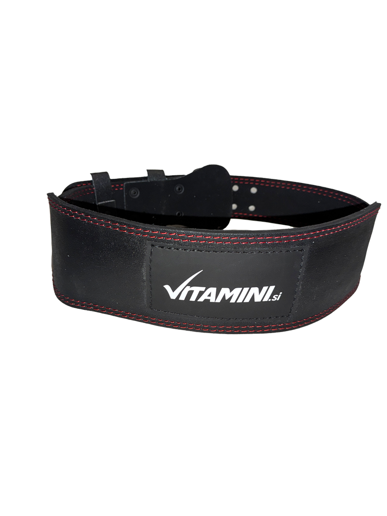 Vitamini.si usnjen pas za dvigovanje uteži 