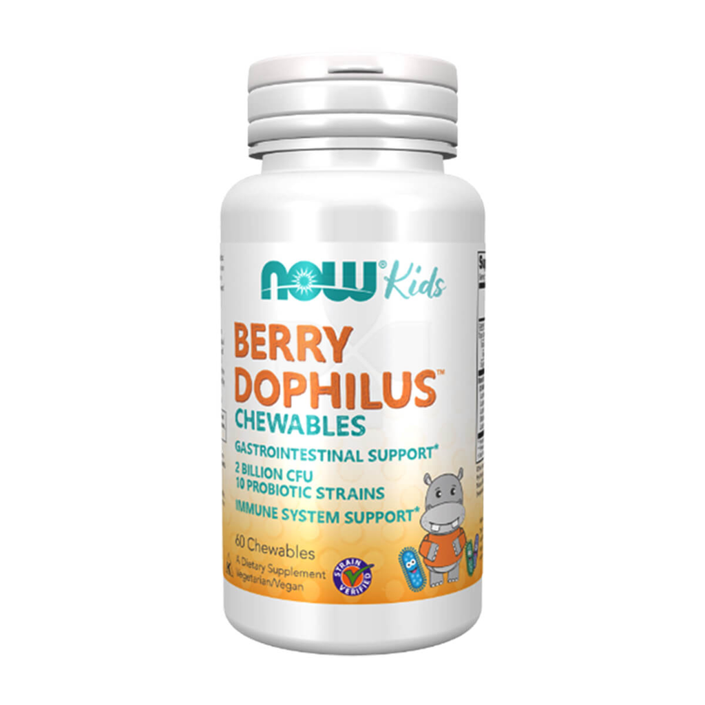 NOW Berry Dophilus Kids Chewables