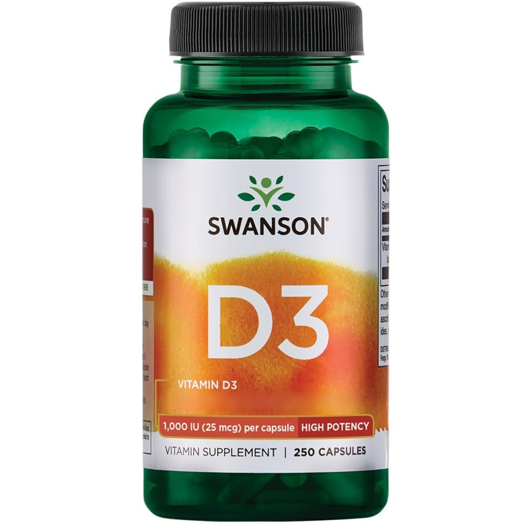 Swanson Vitamin D3, 1000 IU