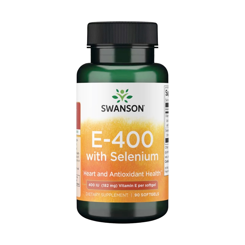Swanson E With Selenium 400IU