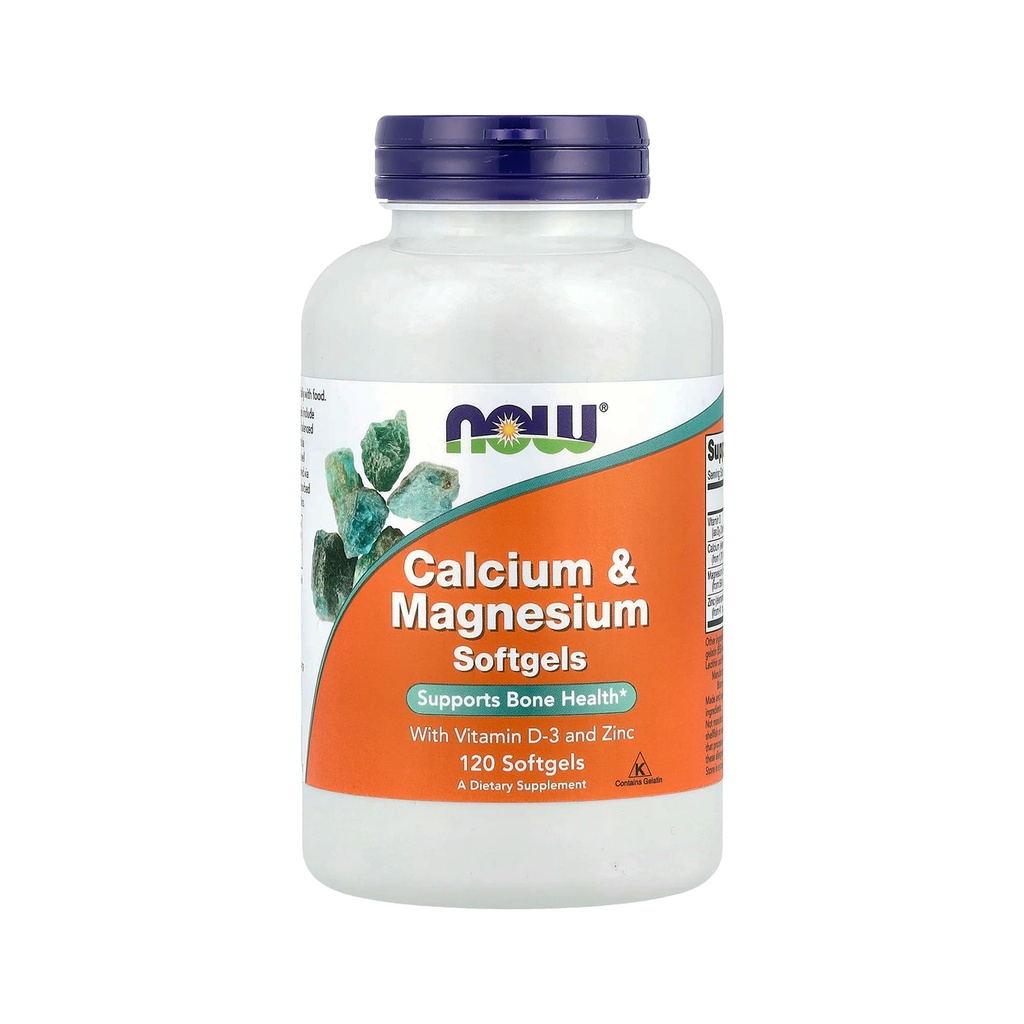 NOW Calcium & Magnesium with Vit D and Zinc