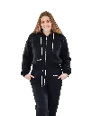Withmeans Cozy Cropped Zip Hoodie
