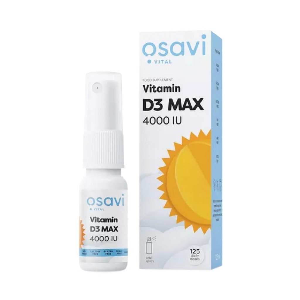 Osavi Vitamin D3 MAX, Oral Spray, 4000IU