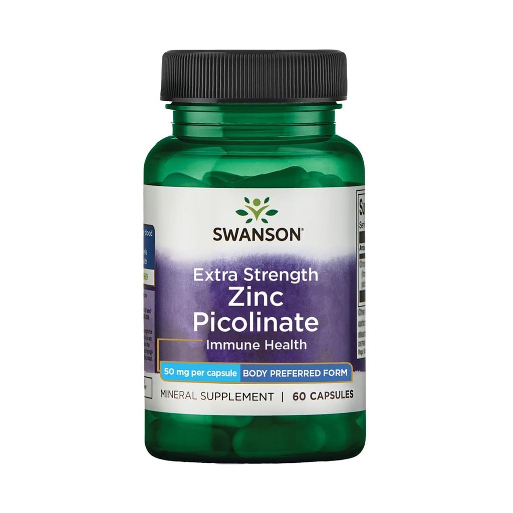 Swanson Zinc Picolinate Body Preferred Form 22mg