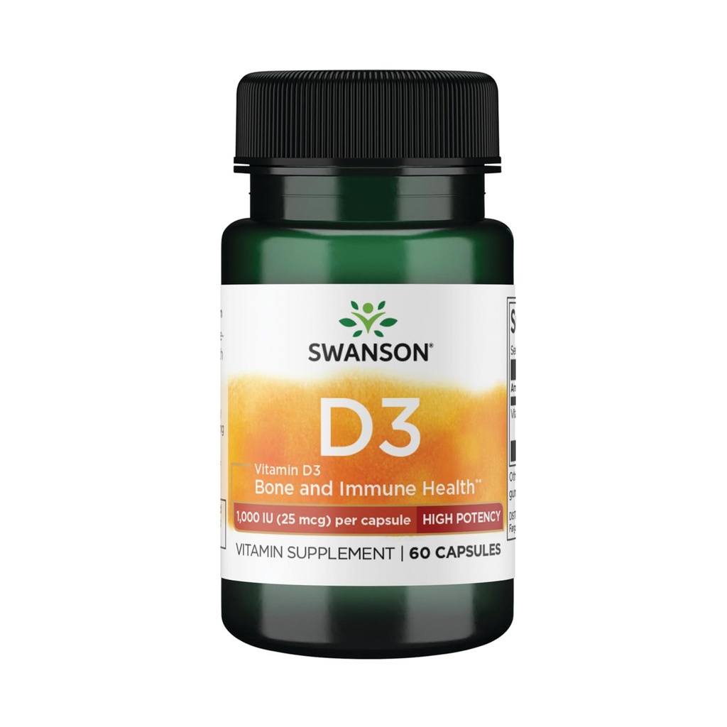 Swanson Vitamin D3, 1000 IU