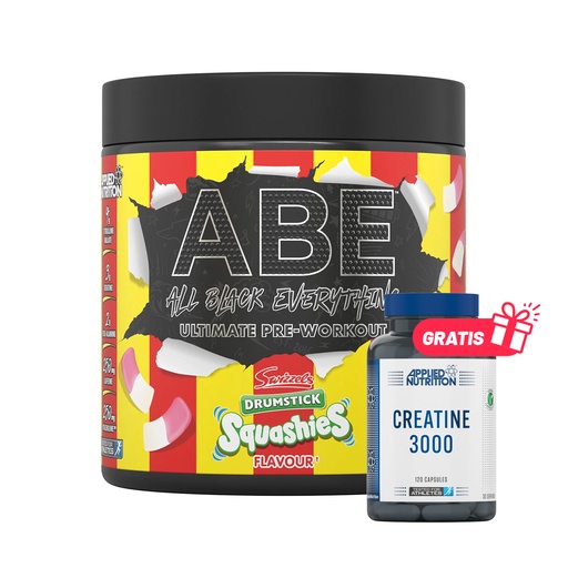 Applied A.B.E. Pre-Workout + GRATIS Applied Creatin, 120 kap.