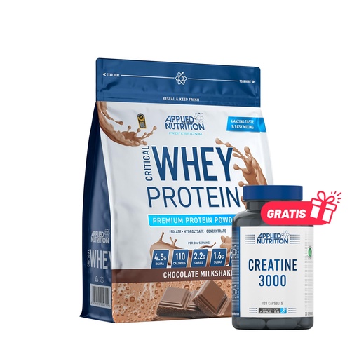 Applied Critical Whey + GRATIS Applied Creatin, 120 kap.