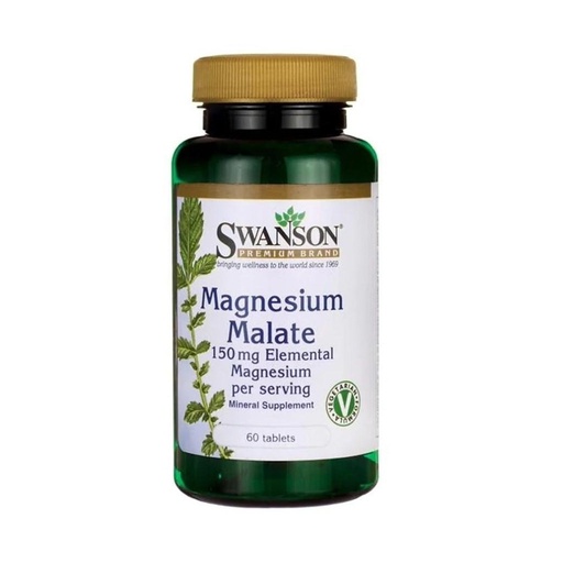 Swanson Magnesium Malate, 150mg Elemental Magnesium