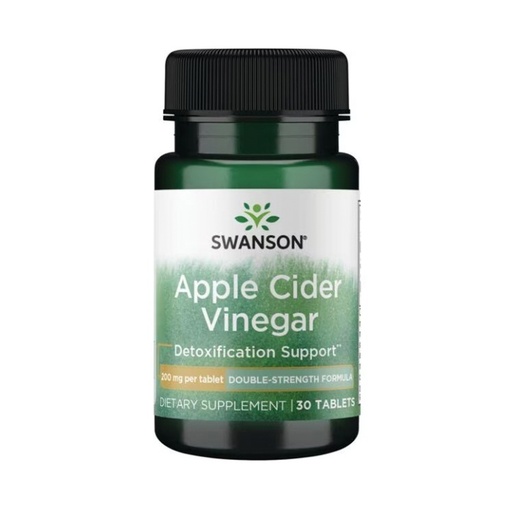 Swanson Apple Cider Vinegar, 200mg Double-Strength