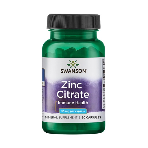 Swanson Zinc Citrate 30mg