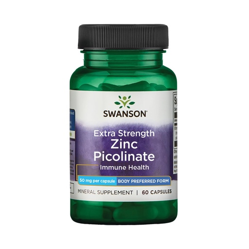 Swanson Zinc Picolinate Body Preferred Form 22mg