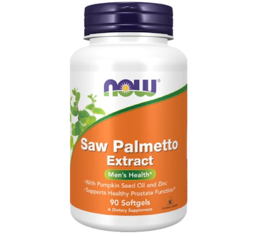NOW Saw Palmetto Extract with Pumpkin Seed Oil and Zinc, 80mg